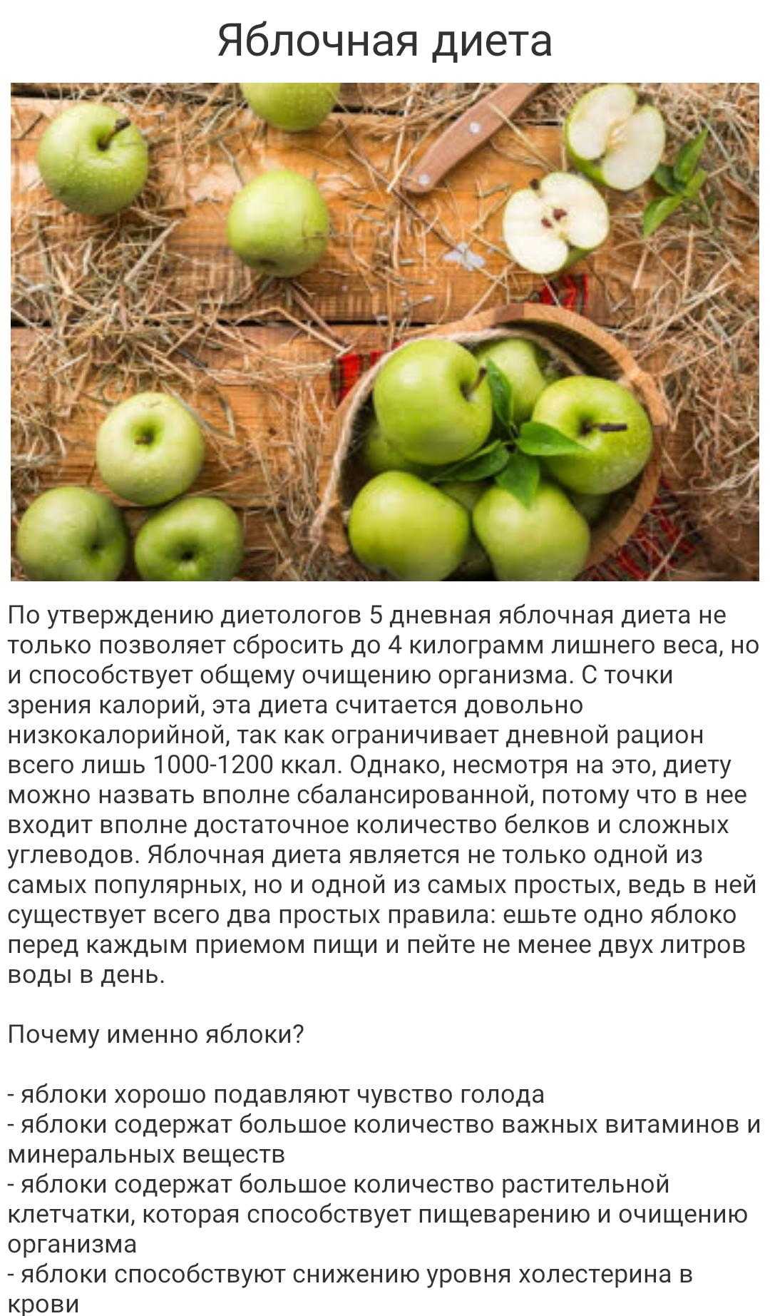 Яблочная Диета Минус 10 Кг Отзывы