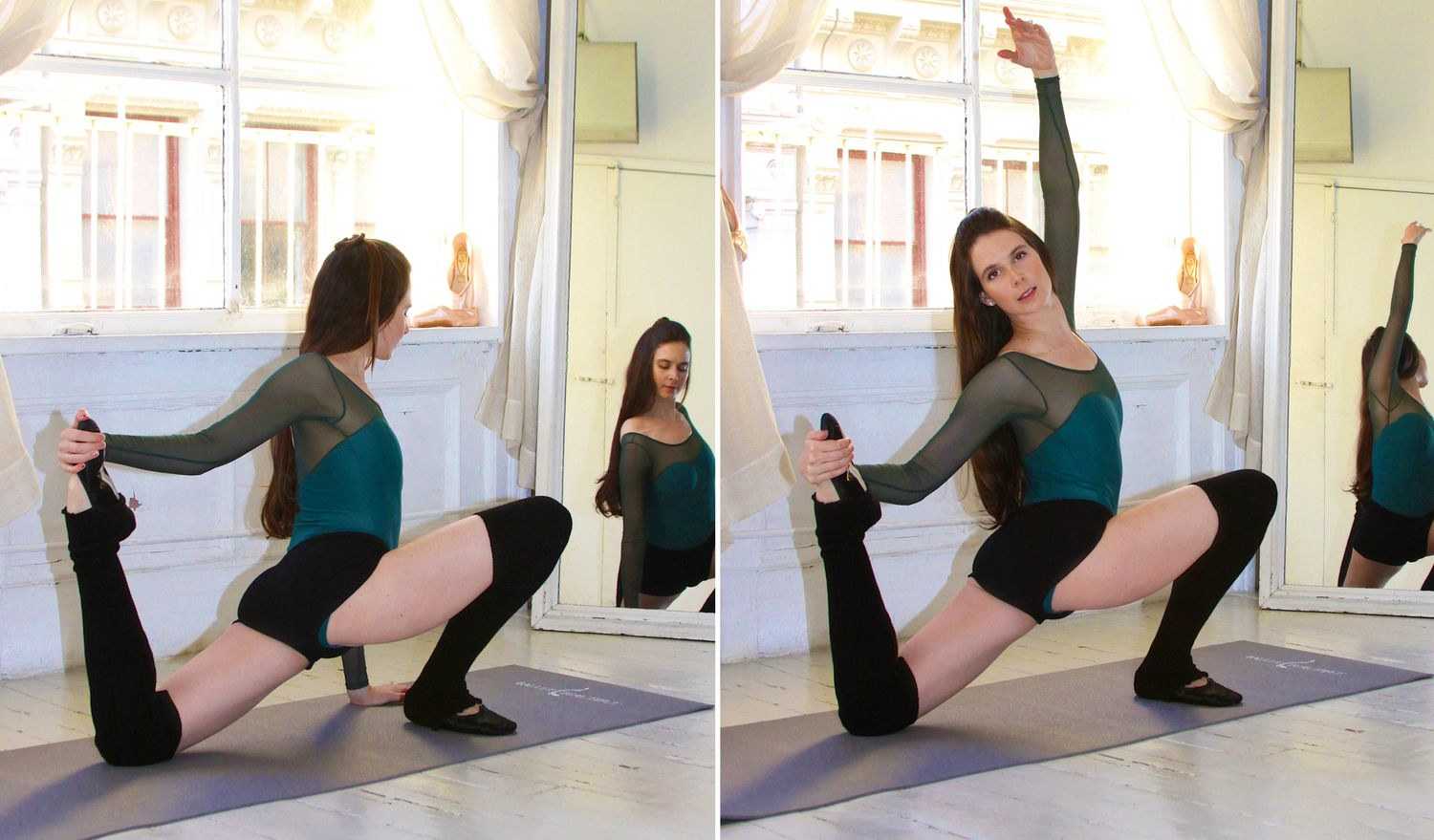 Тренировки во время беременности с трейси маллет в стиле йоги и пилатеса