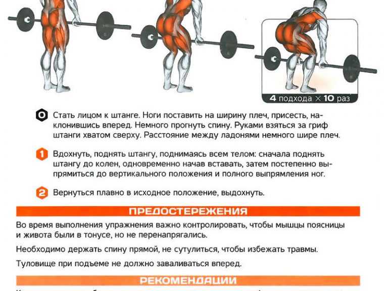 Румынская становая тяга — sportfito — сайт о спорте и здоровом образе жизни