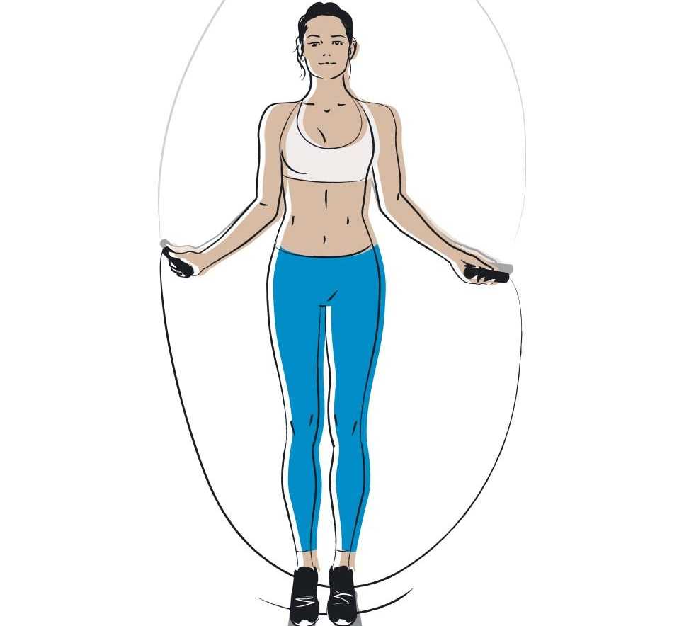 Скакалка для похудения живота: упражнения на скакалке чтобы убрать живот и бока