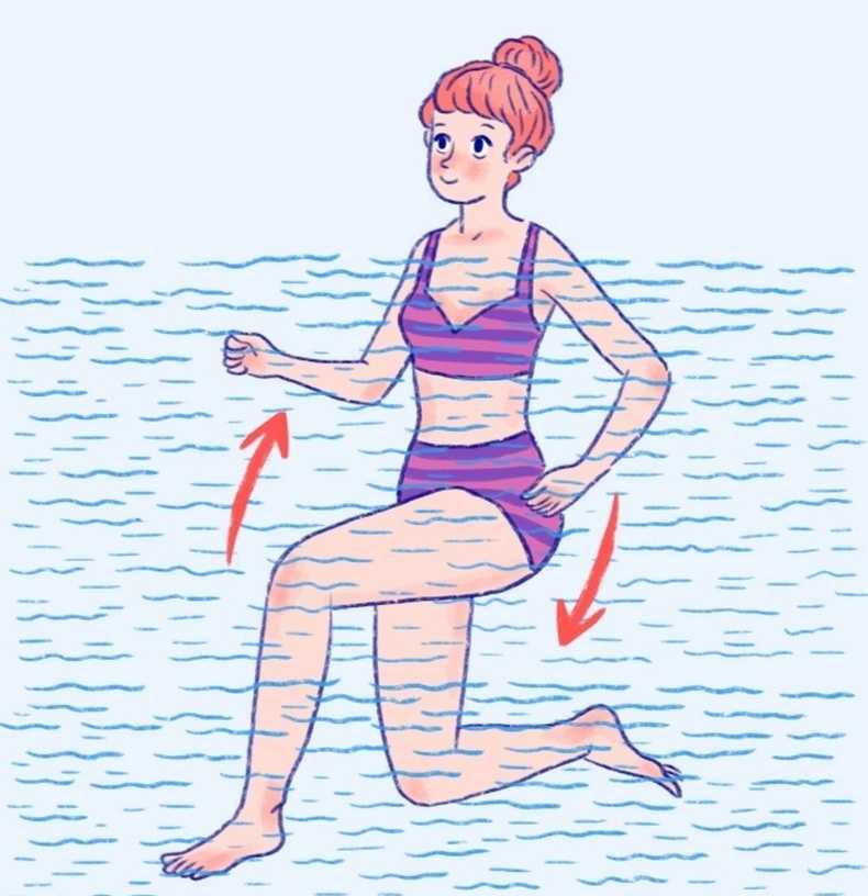 Упражнения по аквааэробике: польза для похудения и здоровья