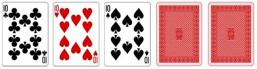 Сочетания трех карт. Одинаковые карты. Две одинаковые карты. Три одинаковые карты комбинация. Старшая карта / High Card.