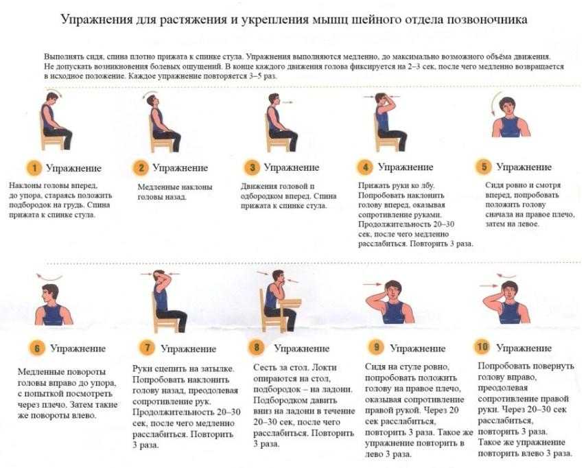 Зарядка при остеохондрозе грудного отдела позвоночника: польза и вред
