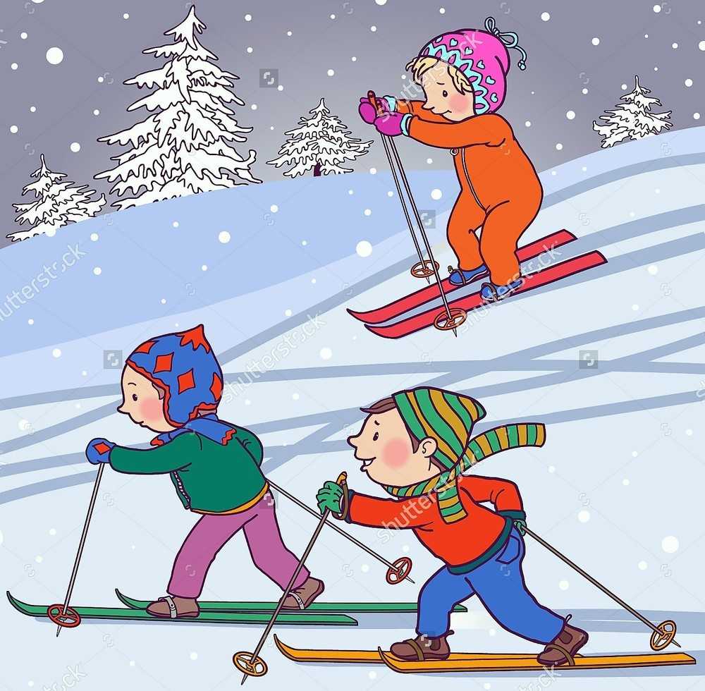 Зимние виды спорта и их польза для здоровья - реквизит