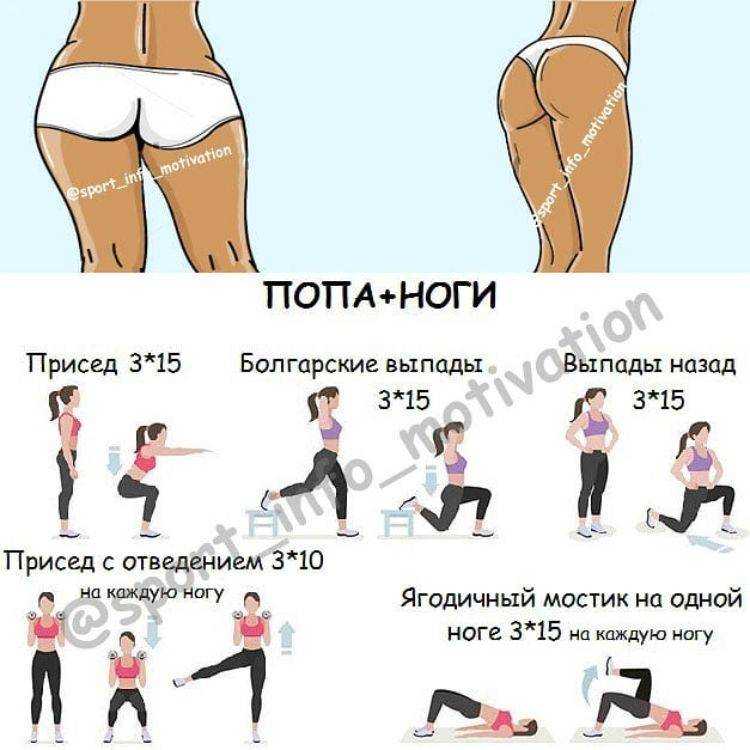 Топ 10 эффективных упражнений для тренировки ягодицы в домашних условиях | rulebody.ru — правила тела