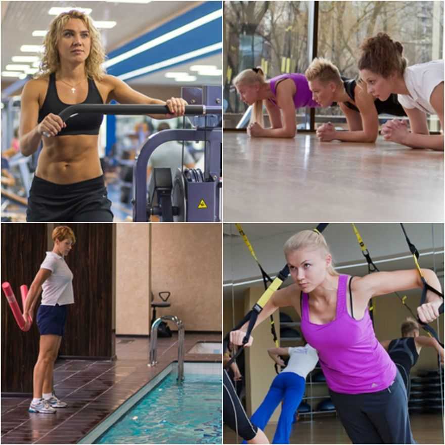 Катерина Ковальчук в спортзале