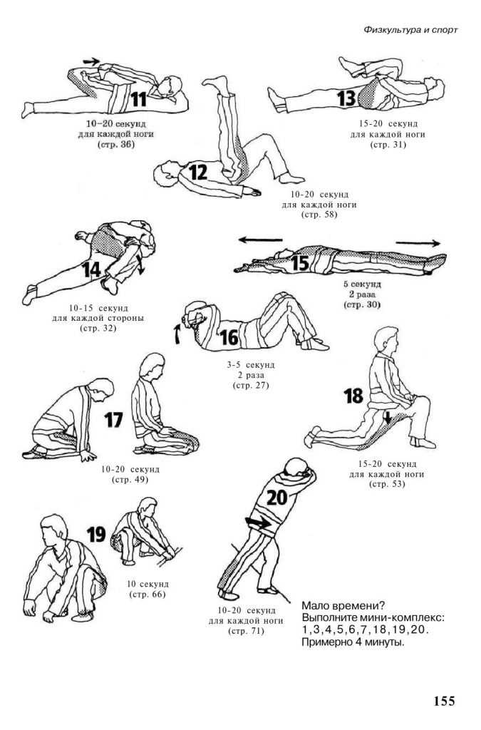 Упражнения на растяжку мышц